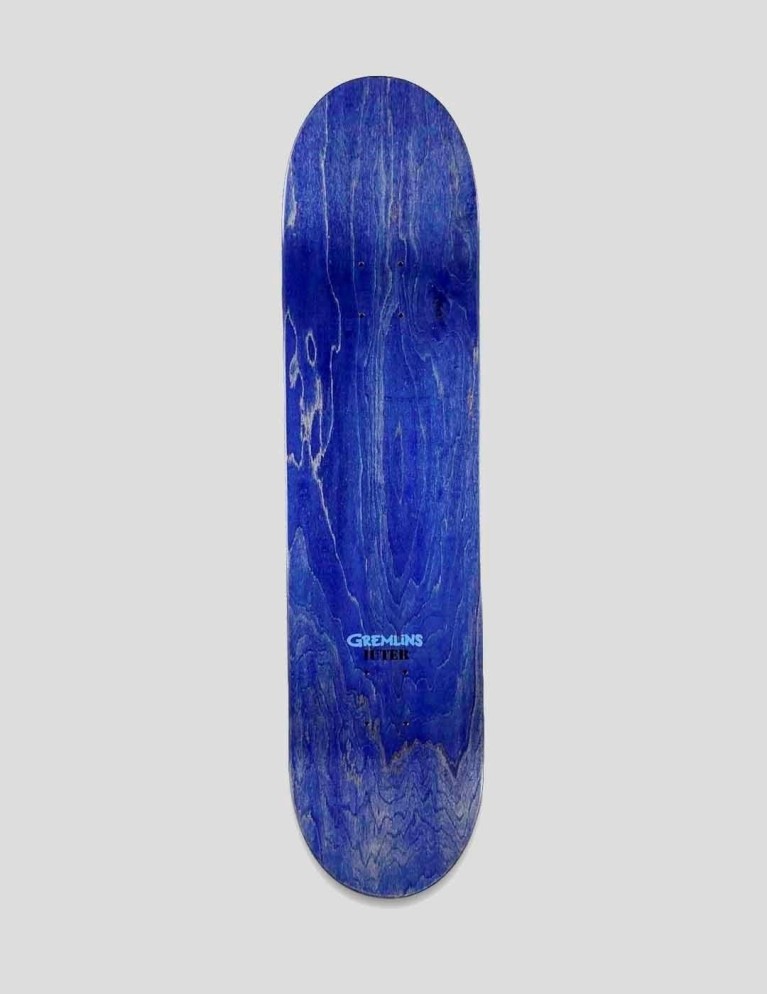Colaborações IUTER x gremlins cute skate deck black